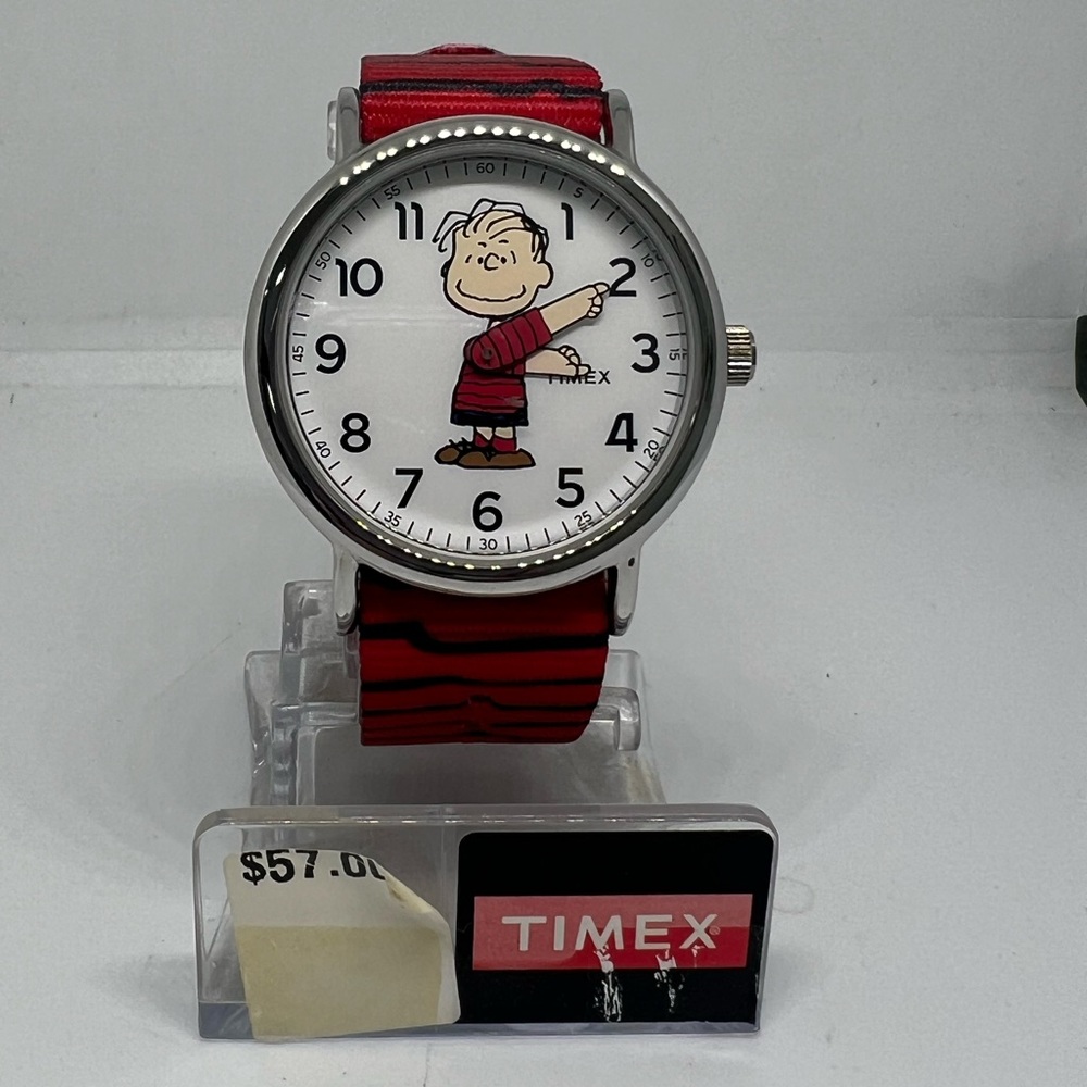 Linus , from Peanuts , Timex watch. New with box